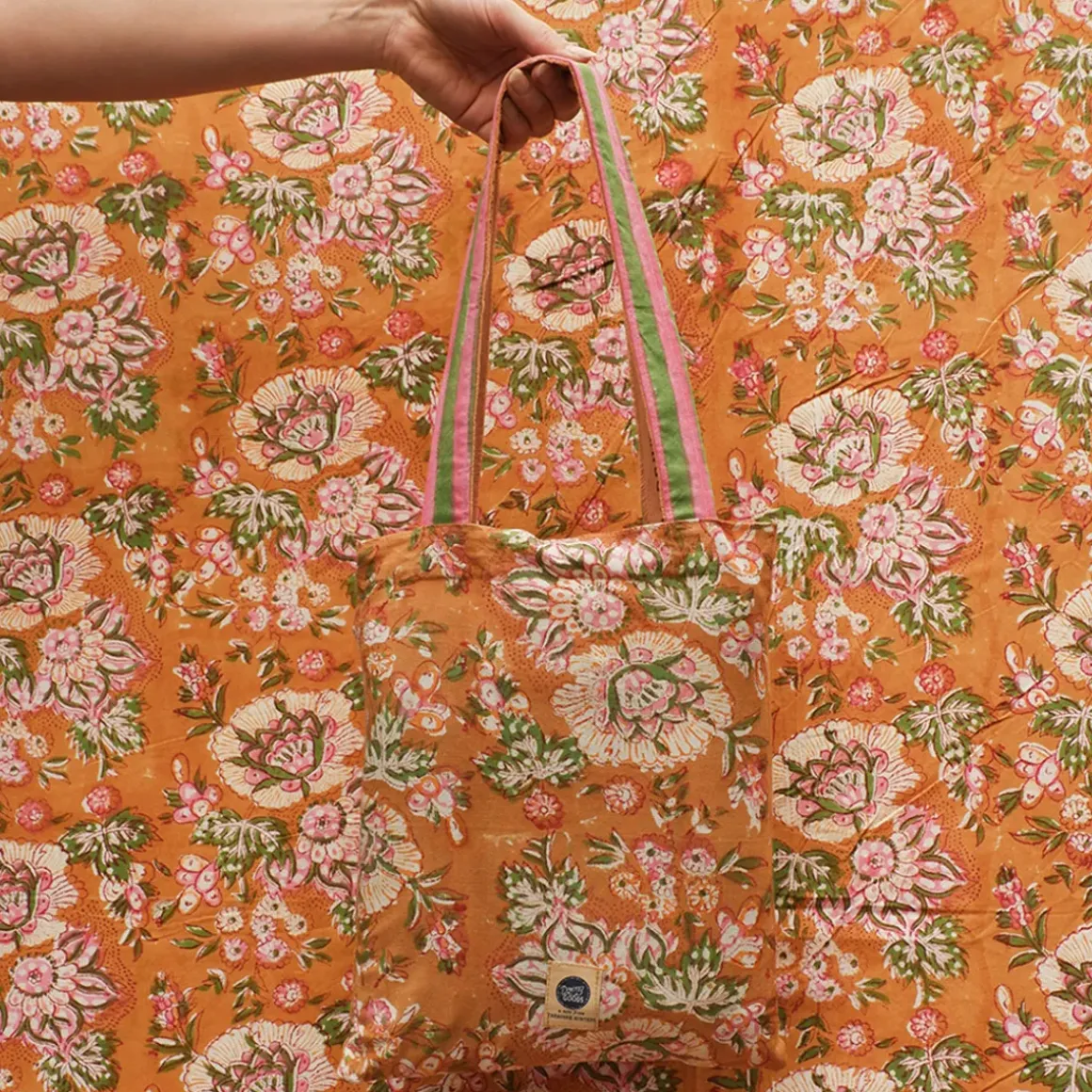 Plaid + Tote-bag Marigold