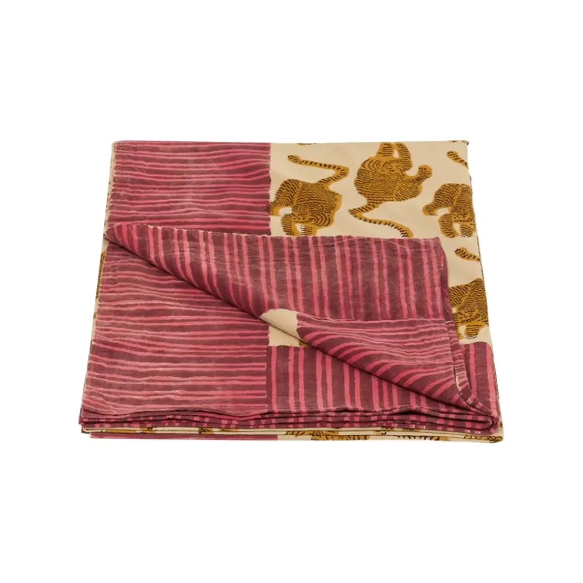 Plaid + Tote-bag Powder Tiger
