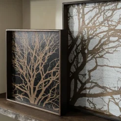 Plateau en bois Black Slice - Marron