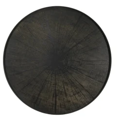 Plateau en bois Black Slide - Ø 92 cm