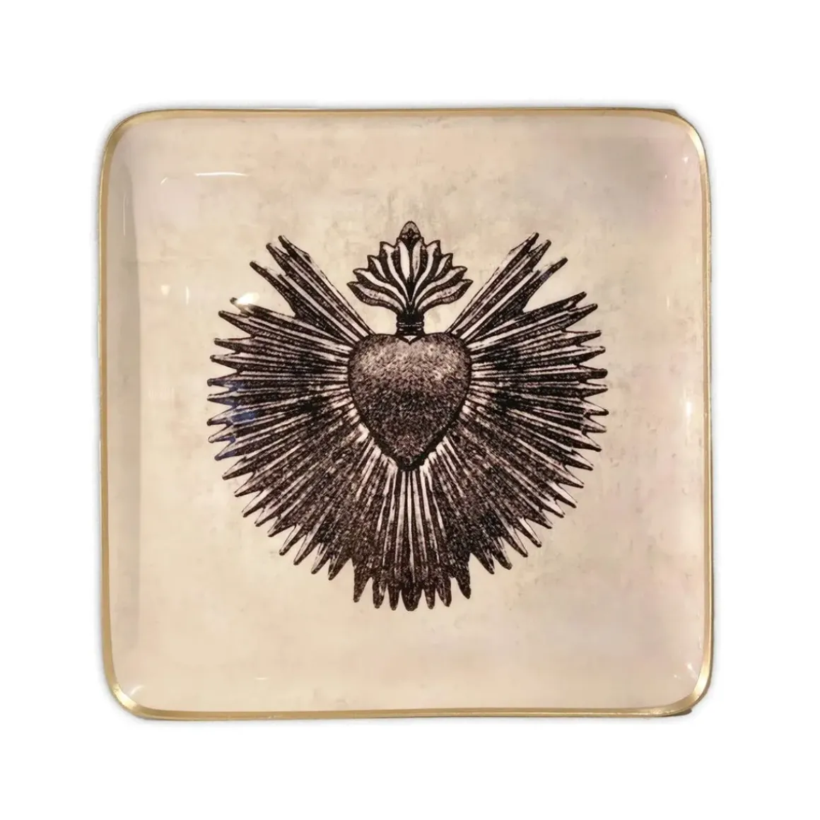 Plateau Quatro Cœur Rayon - Lin
