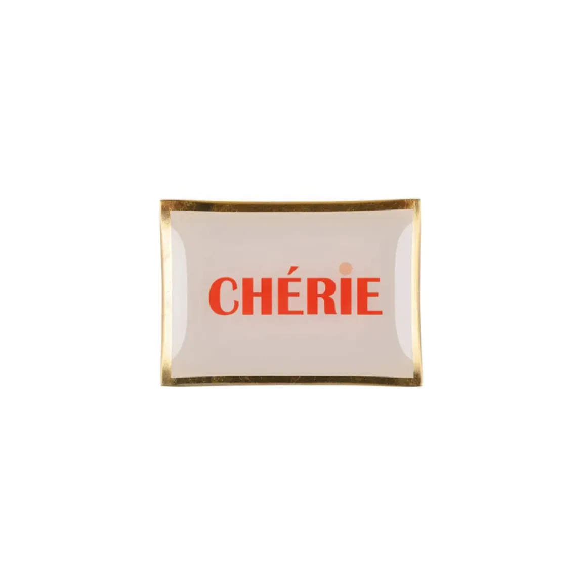Plateau Rectangle M - Chérie - Dusty Rose - 10 x 14,2 cm
