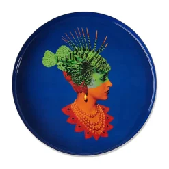 Plateau rond Rascaqueen en fer - Ø 33 cm