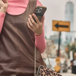 Porte-cartes en Cuir - Guepard Capuccino