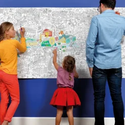 Poster Geant A Colorier - Paris