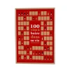 Poster à gratter 100 Vins à Boire dans sa Vie - 50 cm x 70 cm
