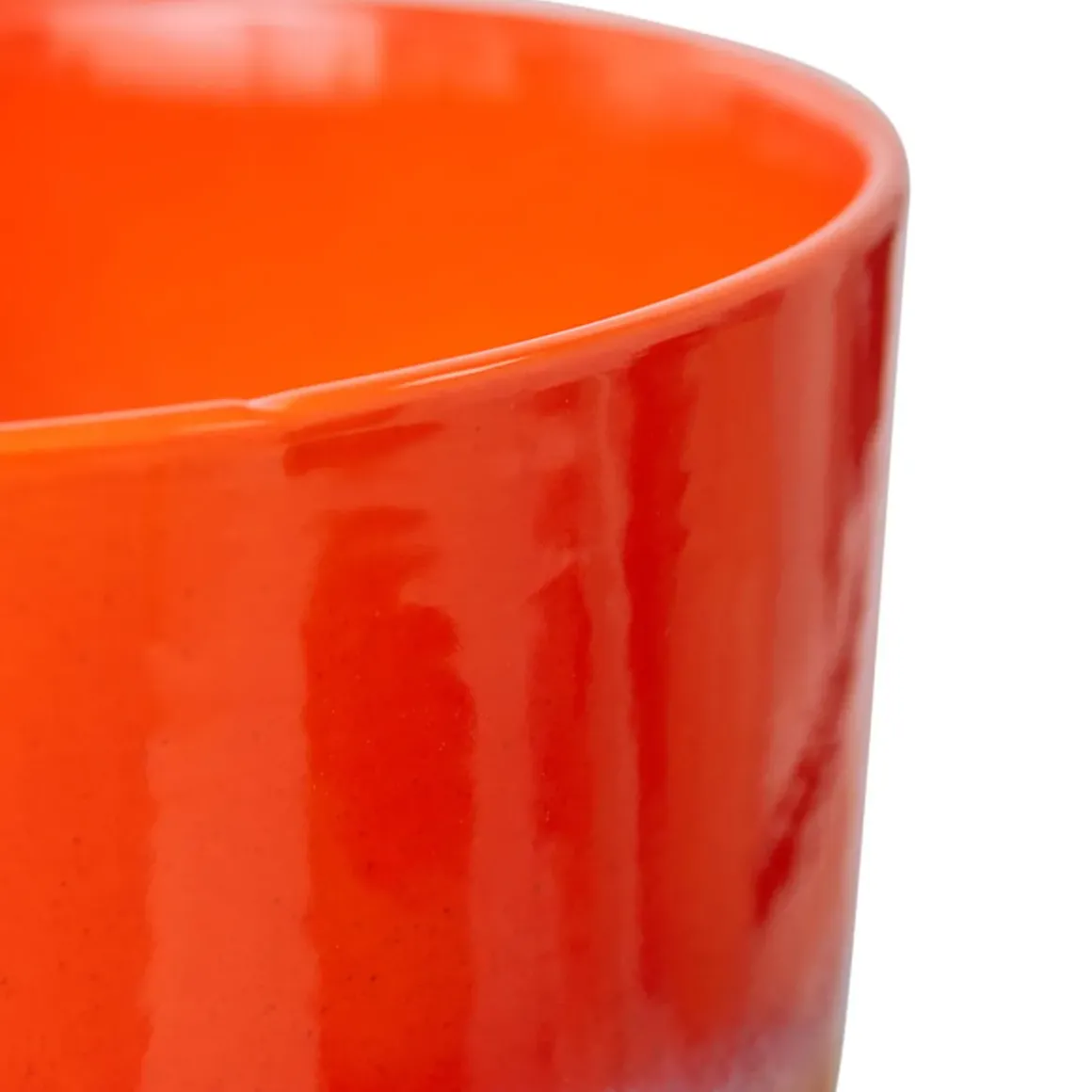 Pot de fleurs retro - Ø 20.5 cm - Rouge Cerise