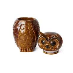 Pot Hibou en Céramique Roasted - 16.5 x 16.2 x 8.5 cm