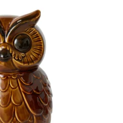Pot Hibou en Céramique Roasted - 16.5 x 16.2 x 8.5 cm