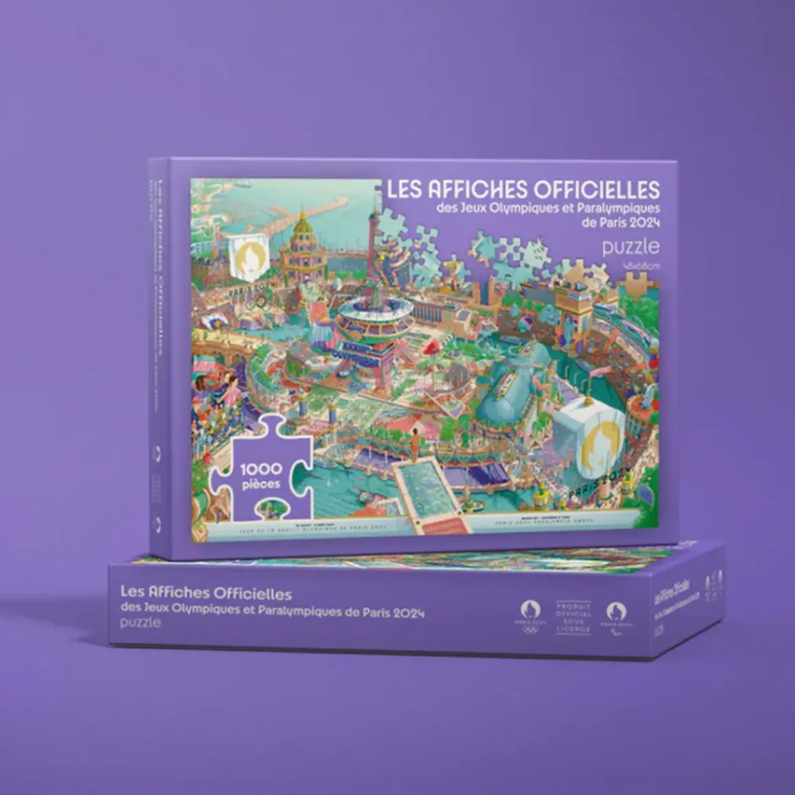 Puzzle des Affiches Officielles des Jeux Olympiques de Paris 2024 - 1000 pièces