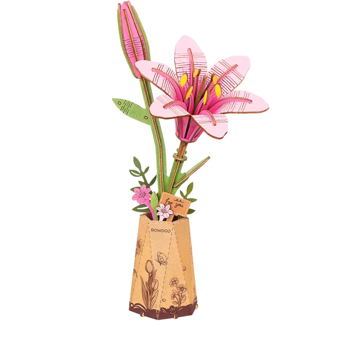 Puzzle 3D - Lys Rose