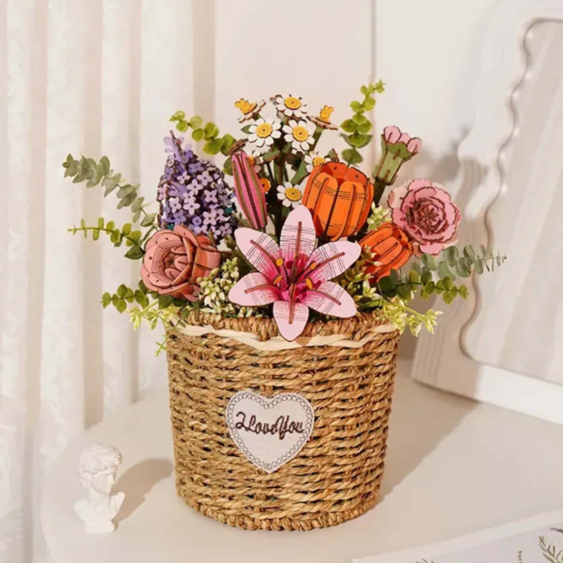 Puzzle 3D - Lys Rose