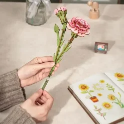 Puzzle 3D - Oeillet Rose