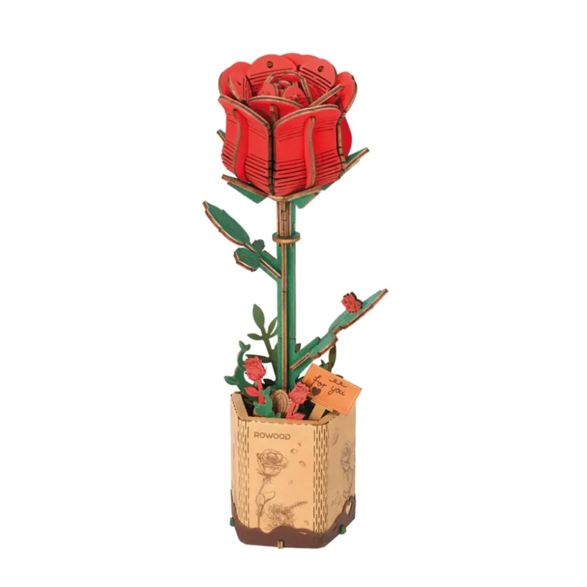 Puzzle 3D - Rose Rouge