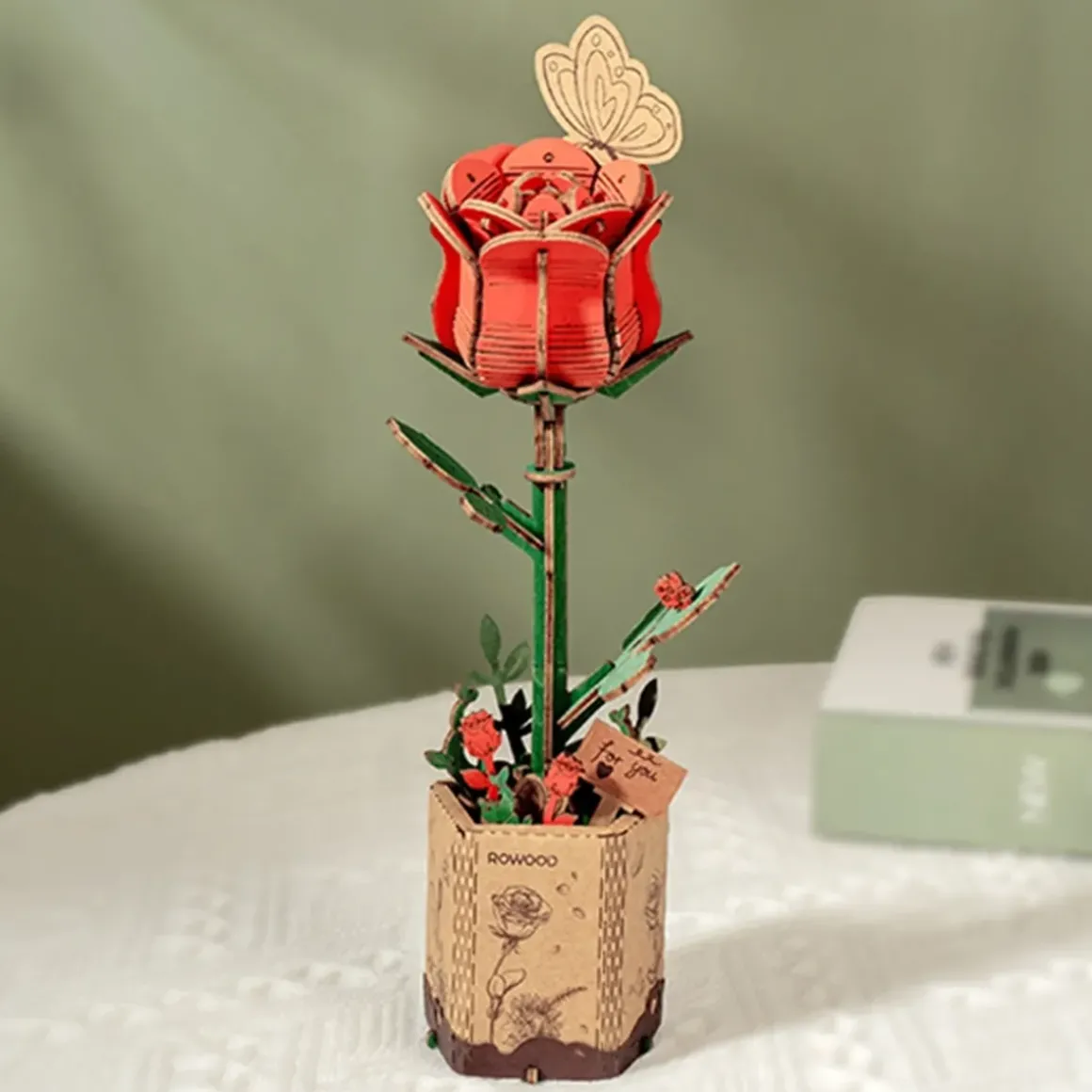 Puzzle 3D - Rose Rouge