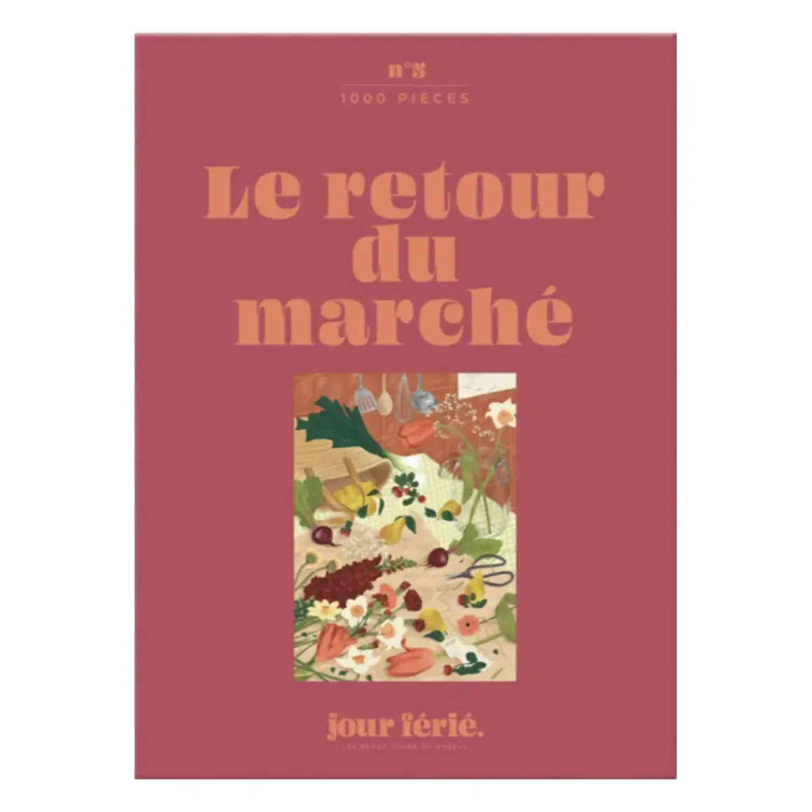 Puzzle Le retour du marché - 1000 pièces
