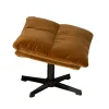 Repose-pieds Wilmington - 64 x 48 x H44 cm - Camel