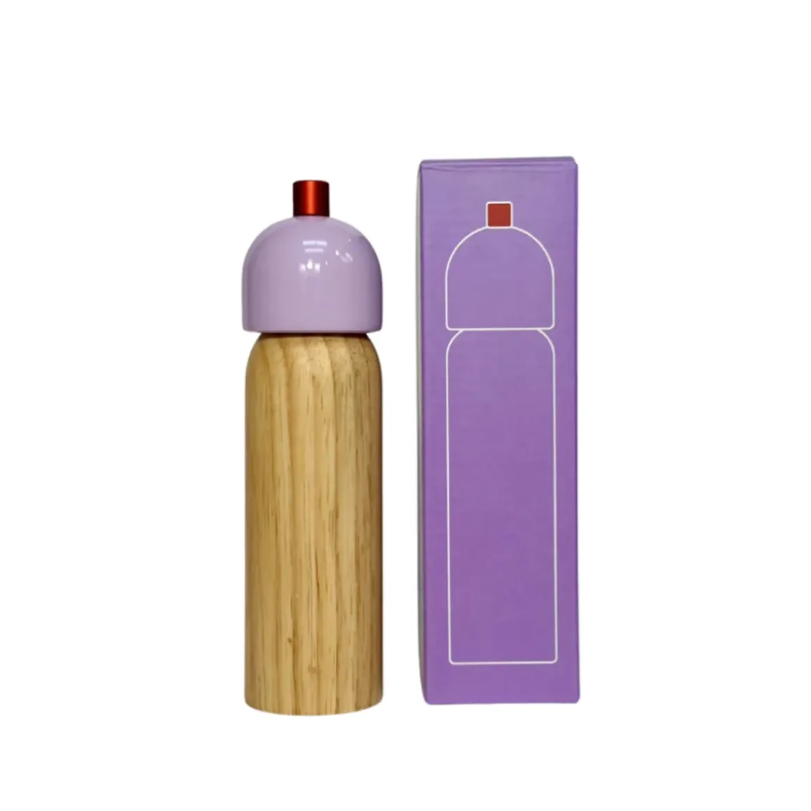 Salière Poivrière - Lilas/Rouge