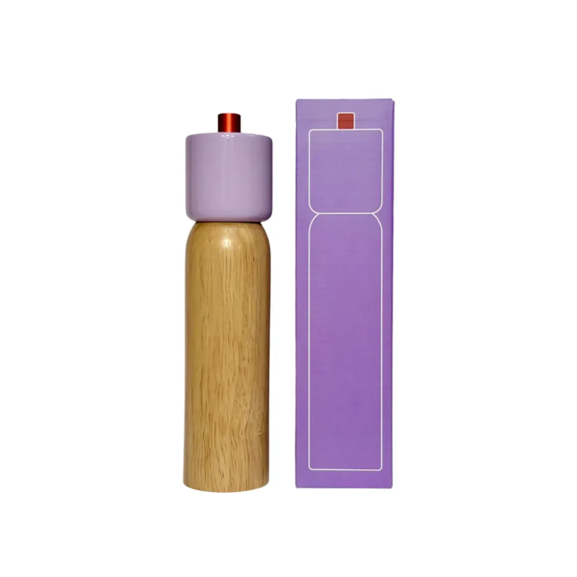 Salière Poivrière - Lilas/Rouge