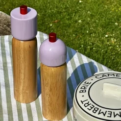 Salière Poivrière - Lilas/Rouge