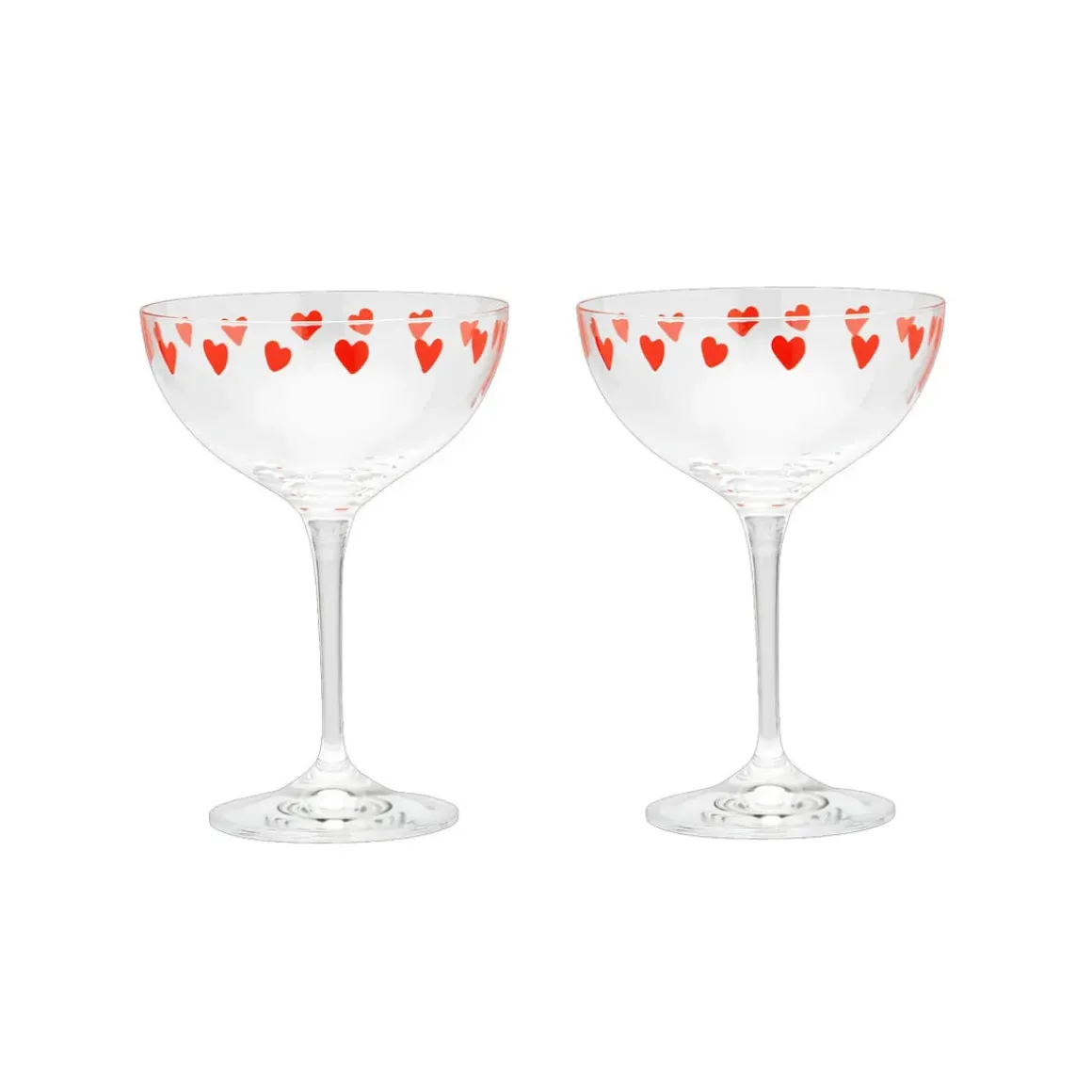 Set de 2 Coupes à champagne Classic Love