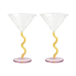 Set de 2 Coupes Curve - Caramel