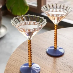 Set de 2 Coupes Perle - Ambre