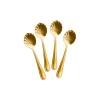 Set de 4 cuillères à dessert en acier inoxydable