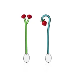 Set de 2 cuillères Fruits u0026 Flowers - Cerise et Fraise