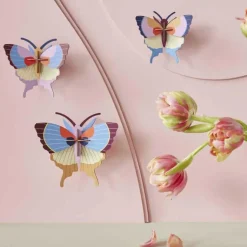 Set De 3 Décorations Murale Plum Fringe Butterflies