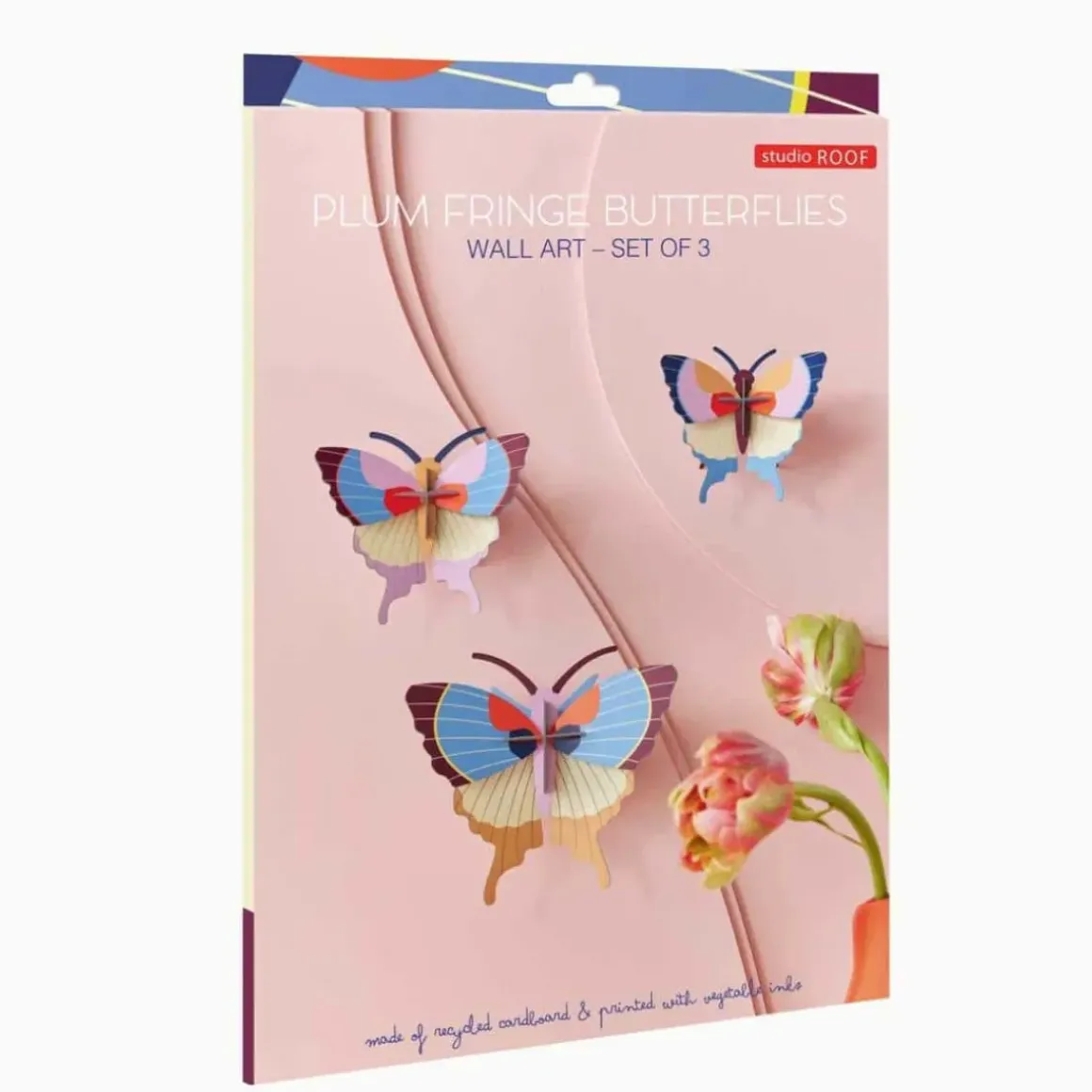 Set De 3 Décorations Murale Plum Fringe Butterflies