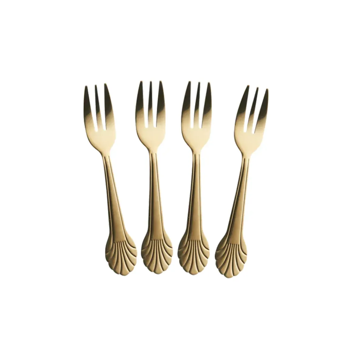 Set de 4 fourchettes en acier inoxydable