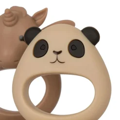 Set de 2 Grignoteuses Licorne et Panda - Shell/Blush