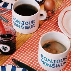 Set de 2 Mugs Bonjour Madame u0026 Bonjour Monsieur