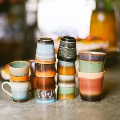 Set de 4 Mugs 70's Retro