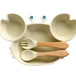Set de repas avec couvert Crabe