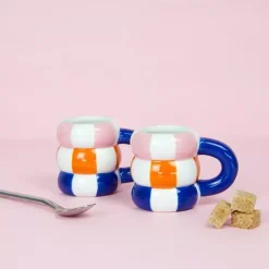 Set de 2 tasses Bouée - Bleu
