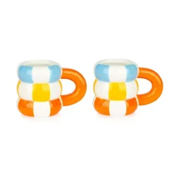Set de 2 tasses Bouée - Orange