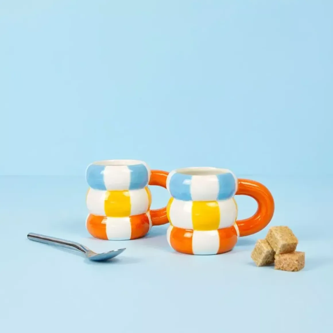 Set de 2 tasses Bouée - Orange