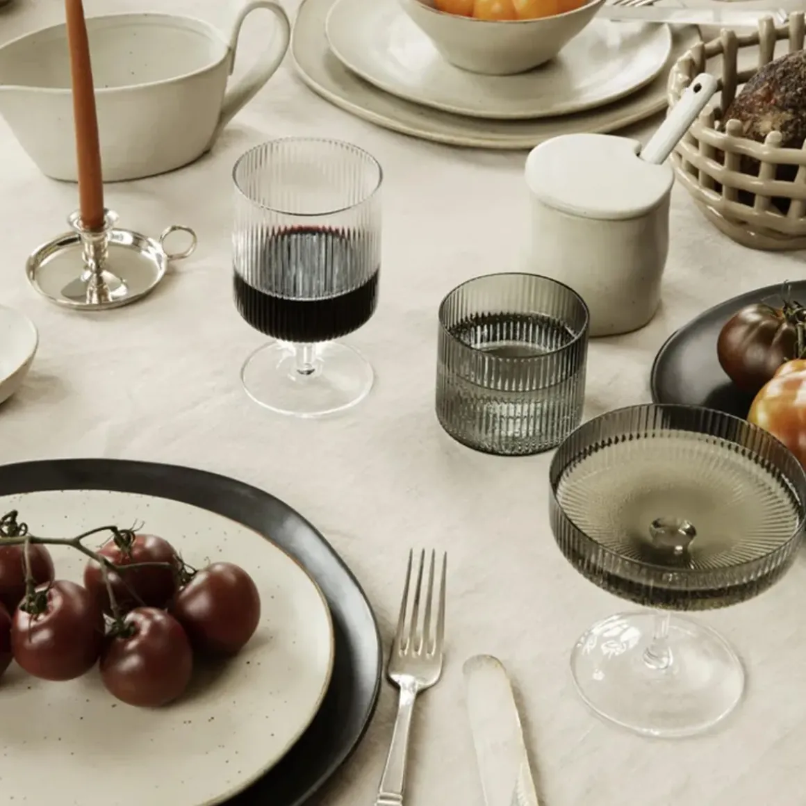 Set de 2 verres à Champagne Ripple