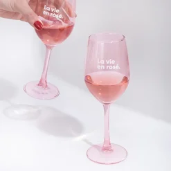 Set de 2 verres - La vie en Rosé