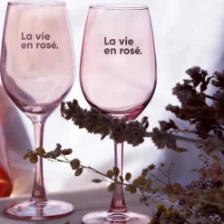 Set de 2 verres - La vie en Rosé