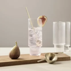 Set de 4 verres longs Ripple