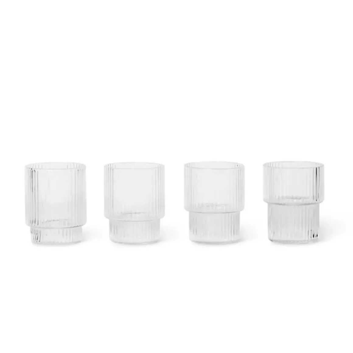 Set de 4 verres Ripple