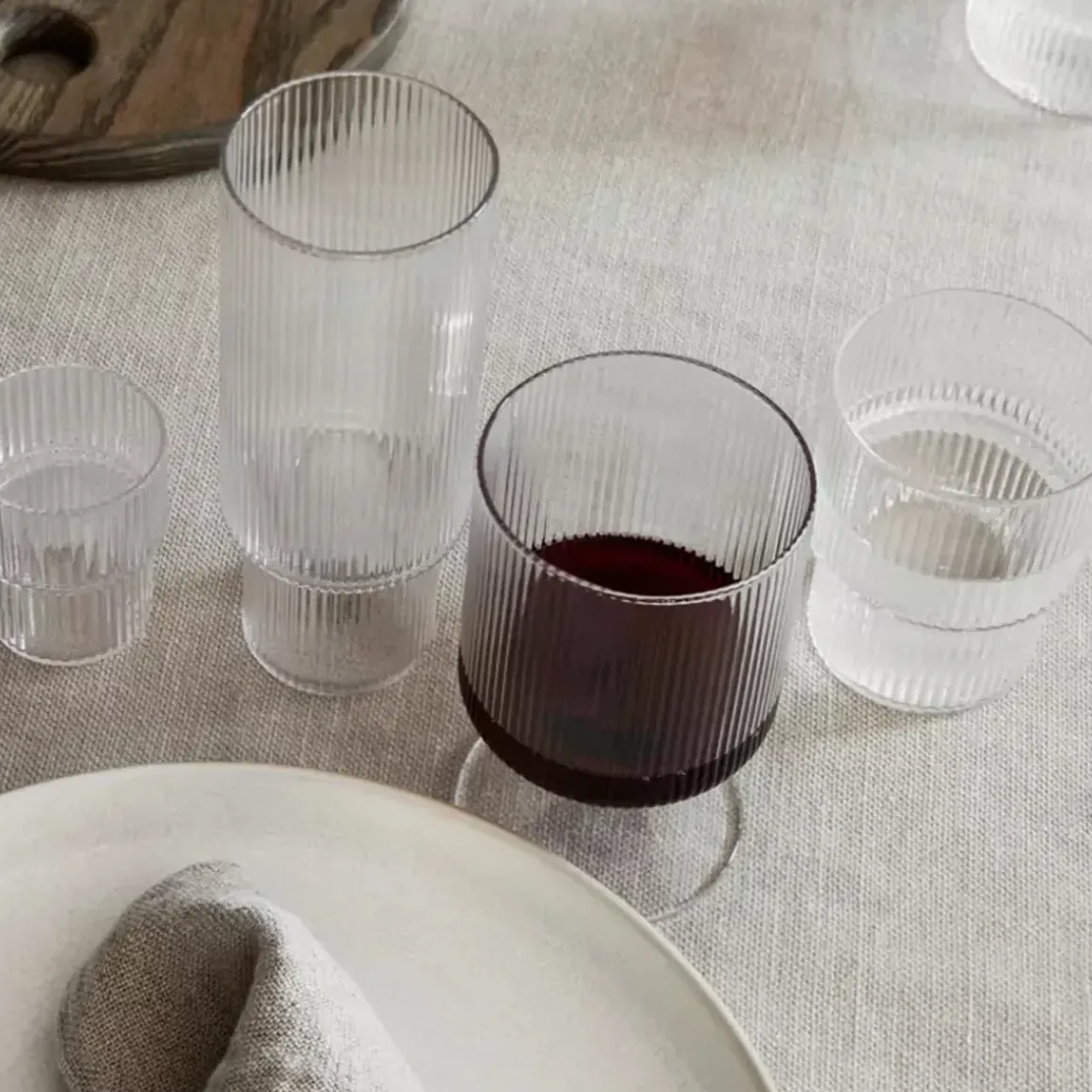 Set de 2 verres à vin Ripple