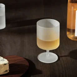 Set de 2 verres à vin Ripple - Frosted
