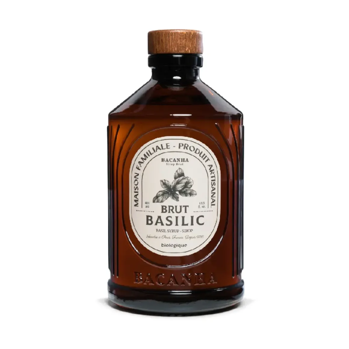 Sirop brut de Basilic Bio - 400 ml