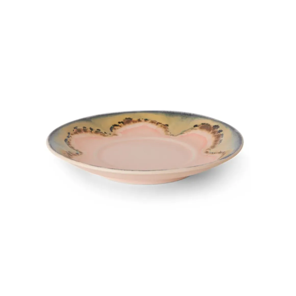Soucoupe Gem 70's en Ceramique - Ø 11.5 cm