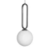 Suspension Cime Argent Globe 20 cm