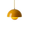Suspension Flowerpot VP1 by Verner Panton - Jaune